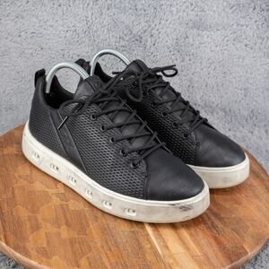 ECCO Street 720 Womens Shoes Black Leather Size 39 EU or US 8/8.5